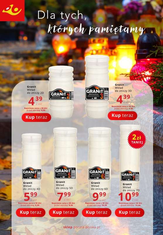 Poczta Polska - gazetka promocyjna Gazetka od poniedziałku 20.10 do niedzieli 02.11 - strona 3