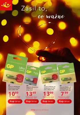 Poczta Polska - gazetka promocyjna Gazetka od poniedziałku 20.10 do niedzieli 02.11 - strona 4 Poczta Polska - gazetka promocyjna Gazetka od poniedziałku 20.10 do niedzieli 02.11 - strona 4