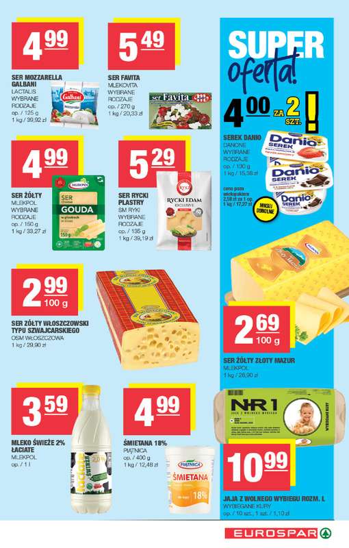SPAR - gazetka promocyjna Gazetka Eurospar od środy 22.10 do niedzieli 02.11 - strona 5