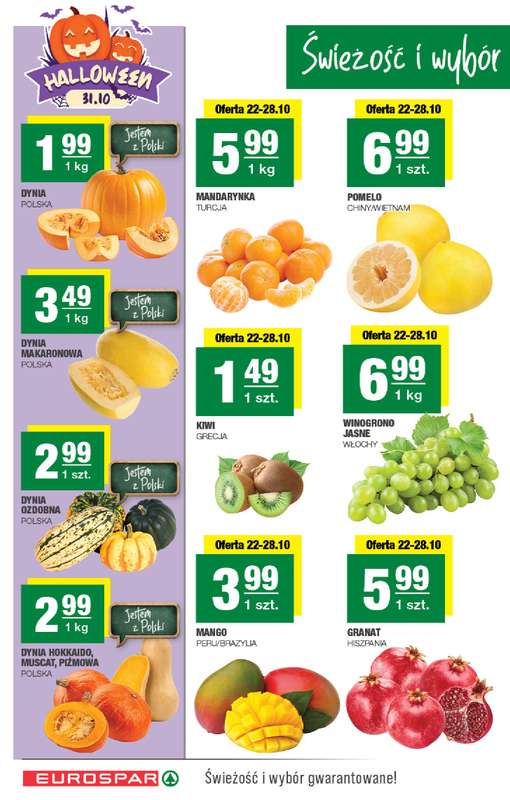 SPAR - gazetka promocyjna Gazetka Eurospar od środy 22.10 do niedzieli 02.11 - strona 2