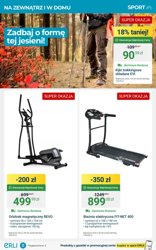 Erli - gazetka promocyjna Zabawki, sprzęt sportowy i elektronika  - TANIEJ! od soboty 18.10 do niedzieli 26.10 - strona 2