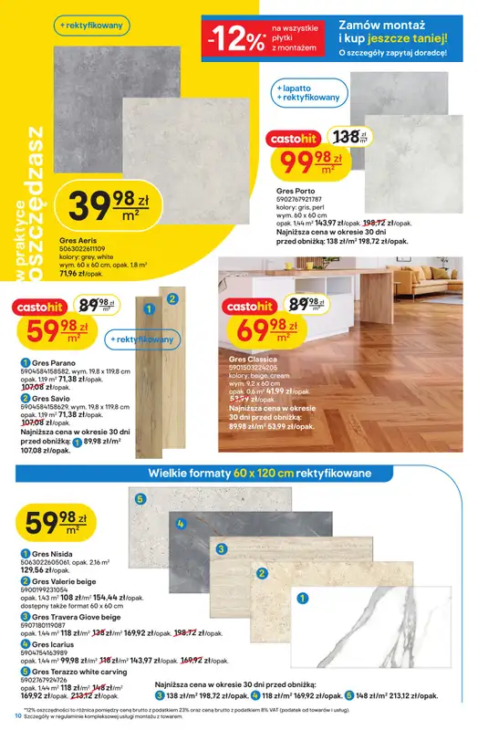 Castorama - gazetka promocyjna W teorii remont, w praktyce moc działania od środy 22.10 do wtorku 04.11 - strona 10