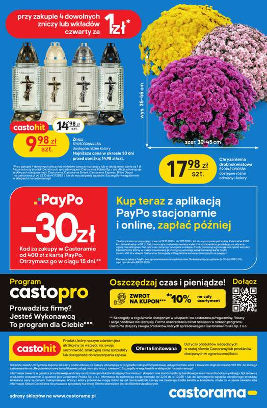 Castorama - gazetka promocyjna W teorii remont, w praktyce moc działania od środy 22.10 do wtorku 04.11 - strona 16
