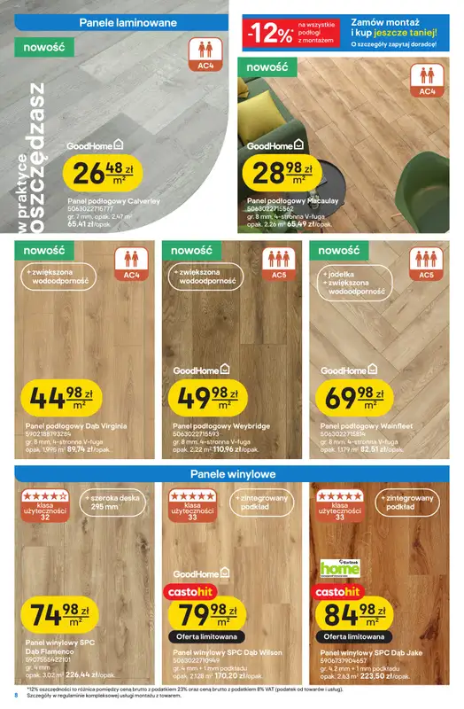 Castorama - gazetka promocyjna W teorii remont, w praktyce moc działania od środy 22.10 do wtorku 04.11 - strona 8