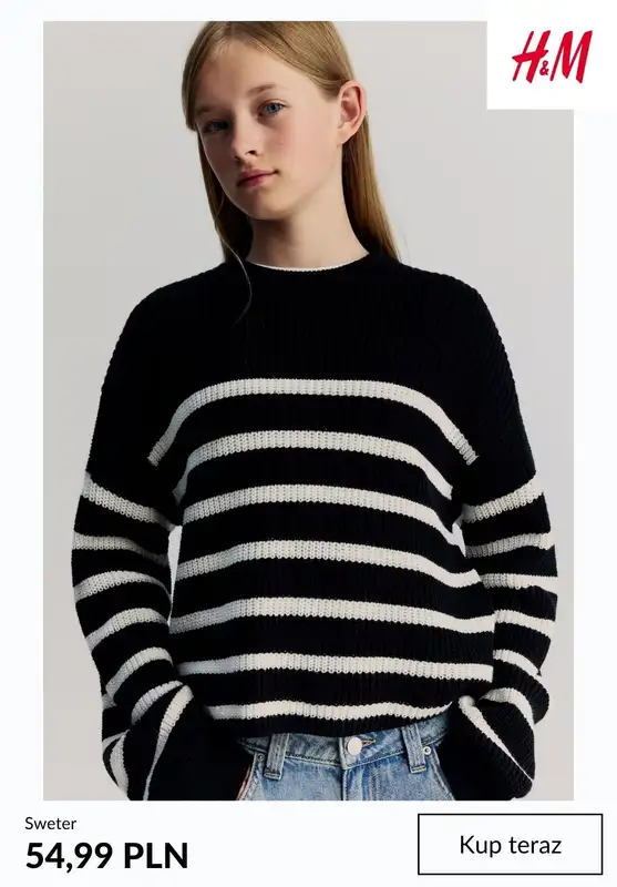 H&M - gazetka promocyjna Swetry dziecięce   - strona 3