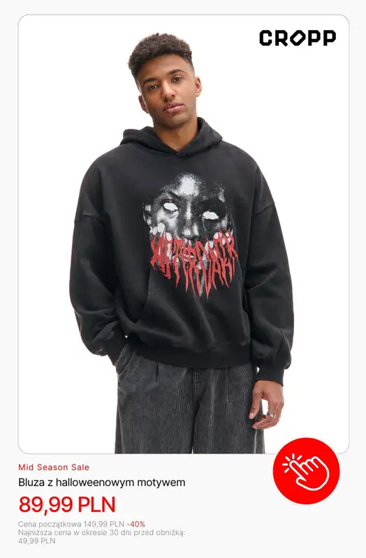 Cropp - gazetka promocyjna Kolekcja HALLOWEEN dla niego od piątku 17.10  - strona 7