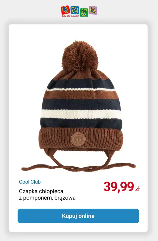 Smyk - gazetka promocyjna Zimowe akcesoria dla dzieci! od piątku 17.10 do czwartku 23.10 - strona 11