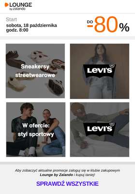 Lounge by Zalando - gazetka promocyjna Do -80% na wybrane marki na weekend! od soboty 18.10 do niedzieli 19.10