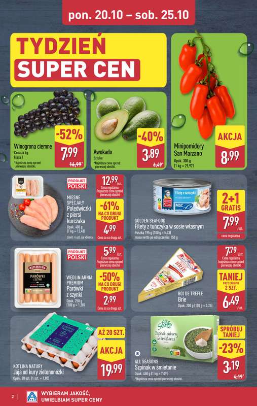 Aldi - gazetka promocyjna Weekend super cen w Aldi! od czwartku 23.10 do soboty 25.10 - strona 2