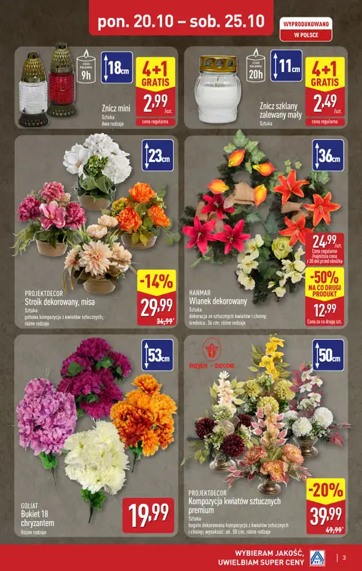 Aldi - gazetka promocyjna Światełko pamięci   - strona 3