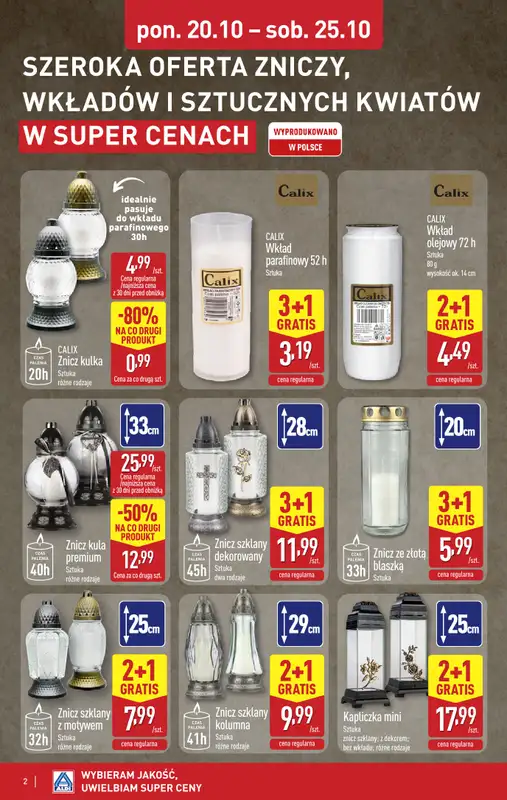 Aldi - gazetka promocyjna Światełko pamięci   - strona 2
