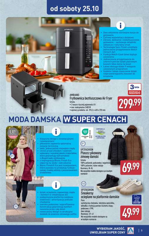 Aldi - gazetka promocyjna Sobotni start super okazji! od soboty 25.10 do soboty 25.10 - strona 5