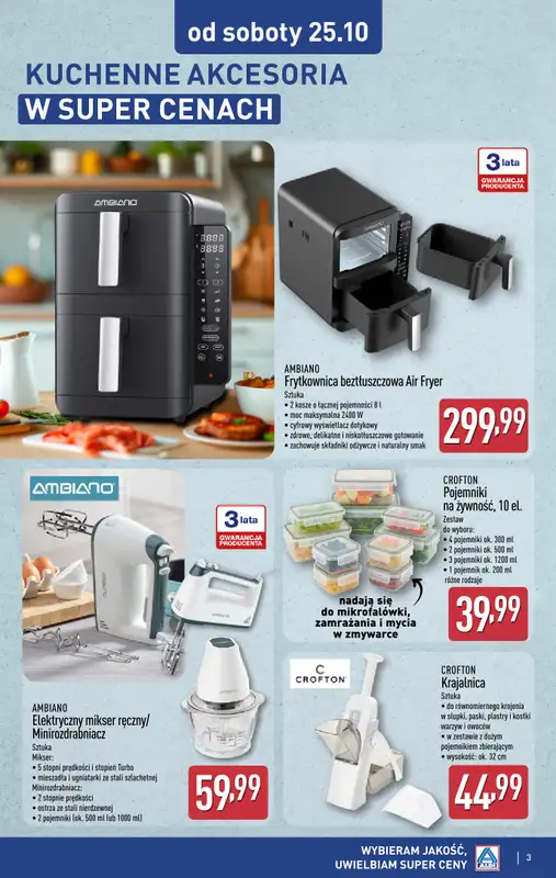 Aldi - gazetka promocyjna Sobotni start super okazji!   - strona 3