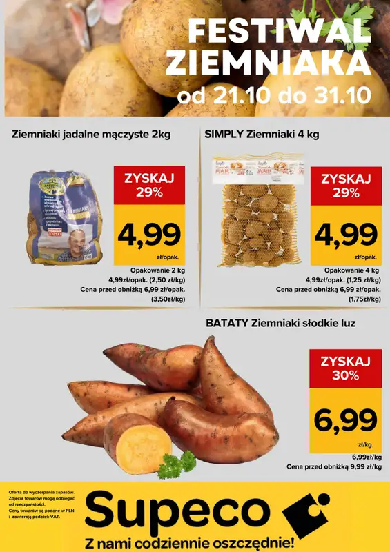 Supeco - gazetka promocyjna Festiwal ziemniaka   - strona 2