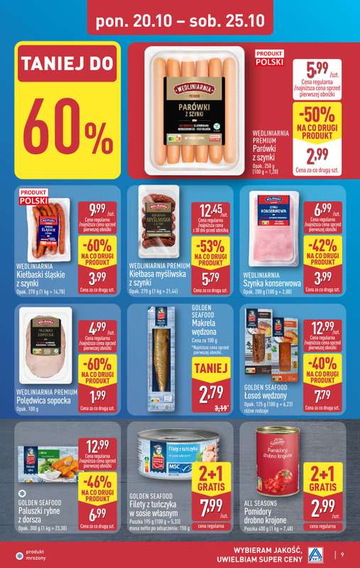 Aldi - gazetka promocyjna Pełny katalog! od poniedziałku 20.10 do soboty 25.10 - strona 9