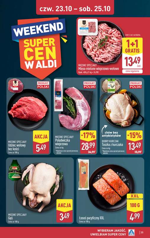 Aldi - gazetka promocyjna Pełny katalog! od poniedziałku 20.10 do soboty 25.10 - strona 35