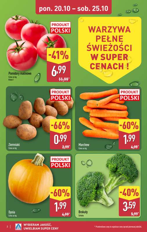 Aldi - gazetka promocyjna Pełny katalog! od poniedziałku 20.10 do soboty 25.10 - strona 2