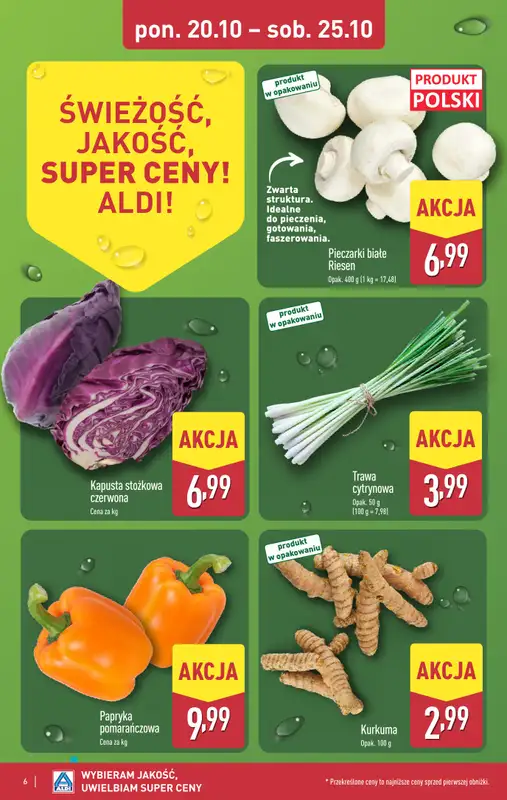 Aldi - gazetka promocyjna Pełny katalog! od poniedziałku 20.10 do soboty 25.10 - strona 6