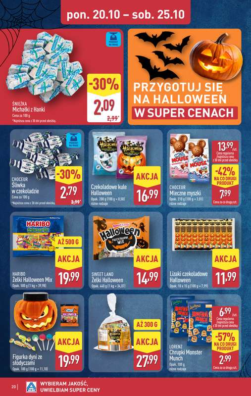 Aldi - gazetka promocyjna Pełny katalog! od poniedziałku 20.10 do soboty 25.10 - strona 20