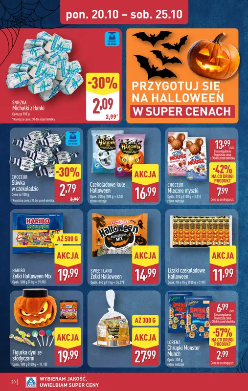 Aldi - gazetka promocyjna Pełny katalog! od poniedziałku 20.10 do soboty 25.10 - strona 20