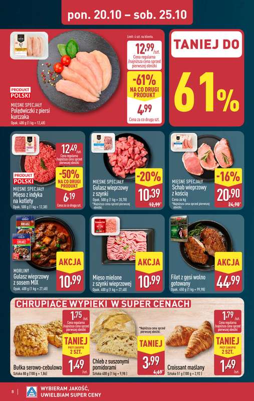 Aldi - gazetka promocyjna Pełny katalog! od poniedziałku 20.10 do soboty 25.10 - strona 8