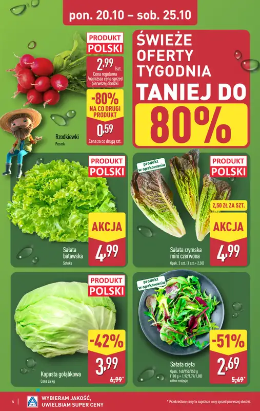 Aldi - gazetka promocyjna Pełny katalog! od poniedziałku 20.10 do soboty 25.10 - strona 4