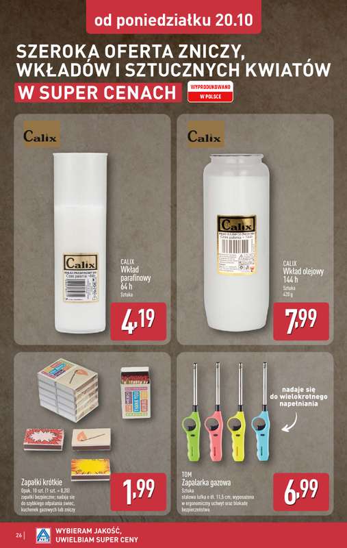 Aldi - gazetka promocyjna Pełny katalog! od poniedziałku 20.10 do soboty 25.10 - strona 26