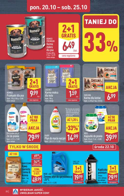Aldi - gazetka promocyjna Pełny katalog! od poniedziałku 20.10 do soboty 25.10 - strona 22
