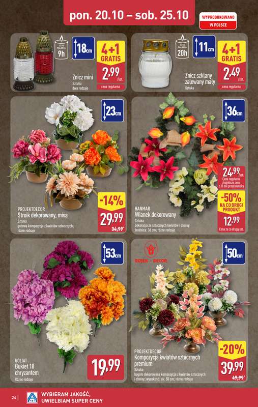 Aldi - gazetka promocyjna Pełny katalog! od poniedziałku 20.10 do soboty 25.10 - strona 24