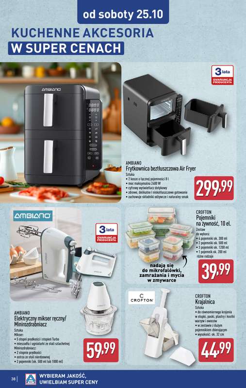Aldi - gazetka promocyjna Pełny katalog! od poniedziałku 20.10 do soboty 25.10 - strona 38
