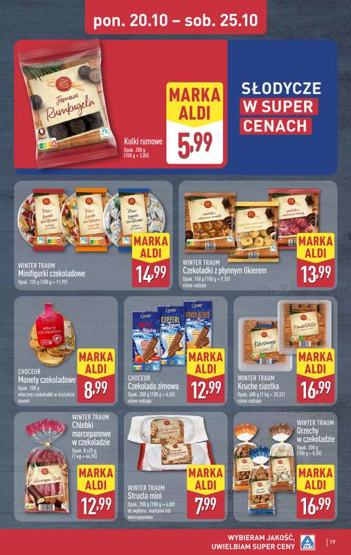 Aldi - gazetka promocyjna Pełny katalog! od poniedziałku 20.10 do soboty 25.10 - strona 19