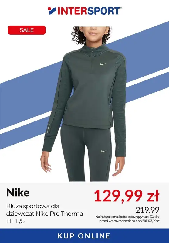 Intersport - gazetka promocyjna Do -60% na bluzy treningowe od piątku 17.10 do poniedziałku 27.10 - strona 7