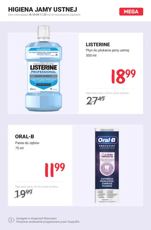 Rossmann - gazetka promocyjna MEGA promocje z nowej gazetki od piątku 17.10 do wtorku 04.11 - strona 5