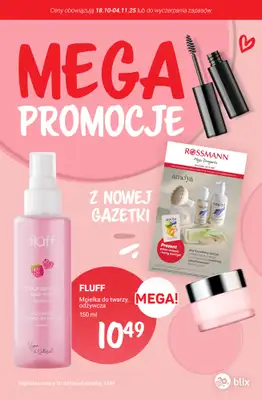 Rossmann - gazetka promocyjna MEGA promocje z nowej gazetki od piątku 17.10 do wtorku 04.11