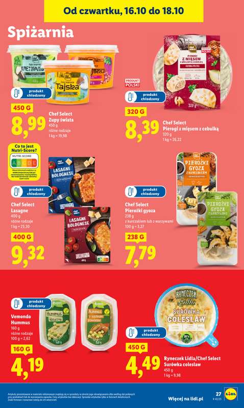 Lidl - gazetka promocyjna Oferta od czwartku od czwartku 16.10 do soboty 18.10 - strona 33