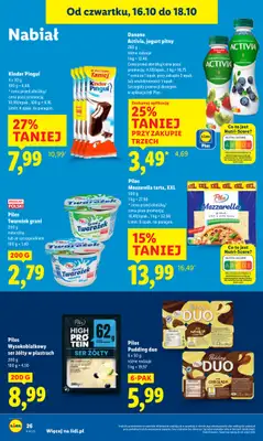 Lidl - gazetka promocyjna Oferta od czwartku od czwartku 16.10 do soboty 18.10 - strona 32