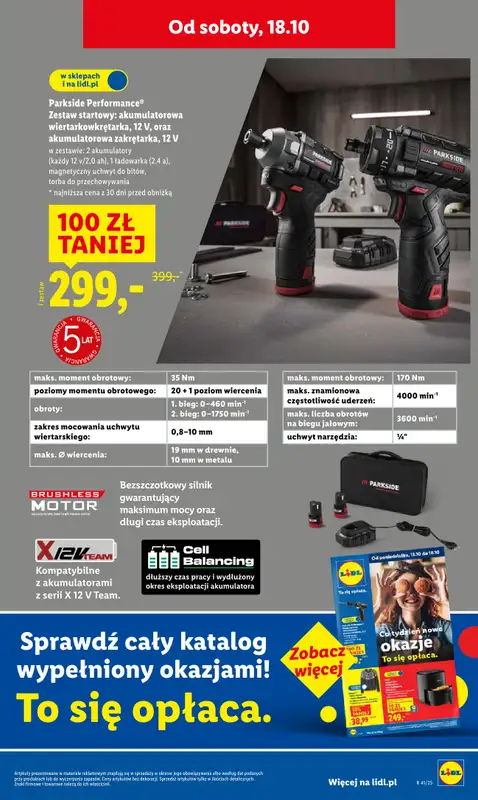 Lidl - gazetka promocyjna Oferta od czwartku od czwartku 16.10 do soboty 18.10 - strona 19