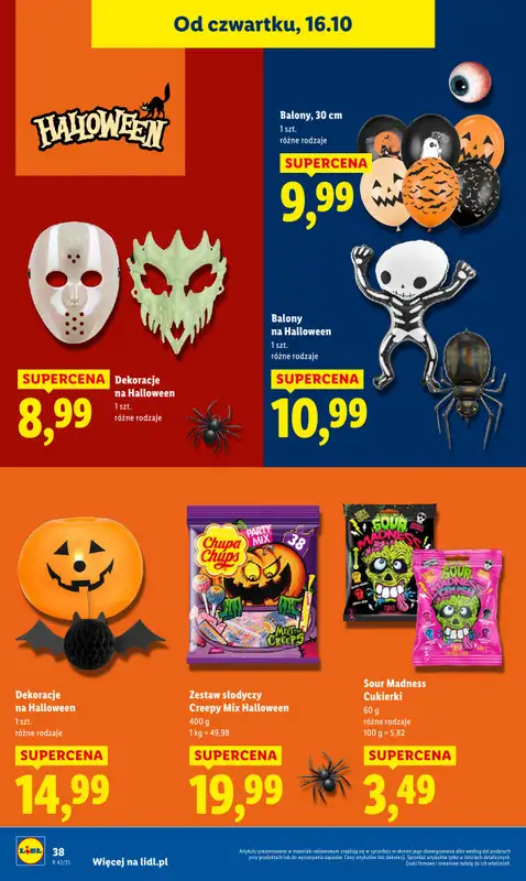Lidl - gazetka promocyjna Oferta od czwartku od czwartku 16.10 do soboty 18.10 - strona 44