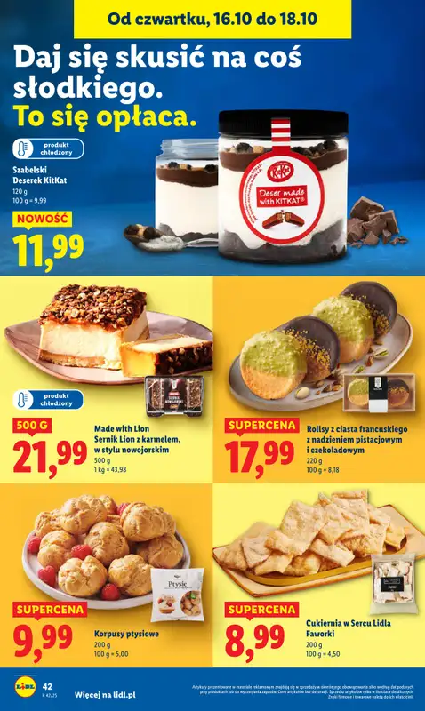 Lidl - gazetka promocyjna Oferta od czwartku od czwartku 16.10 do soboty 18.10 - strona 48