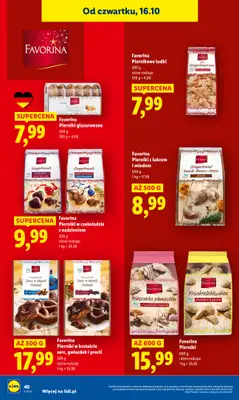 Lidl - gazetka promocyjna Oferta od czwartku od czwartku 16.10 do soboty 18.10 - strona 46