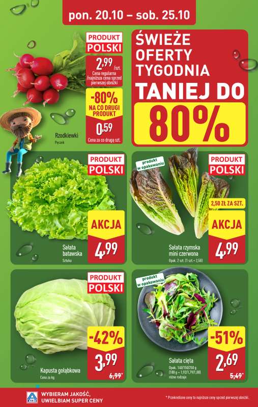 Aldi - gazetka promocyjna Farmer Aldik poleca! od poniedziałku 20.10 do soboty 25.10 - strona 4