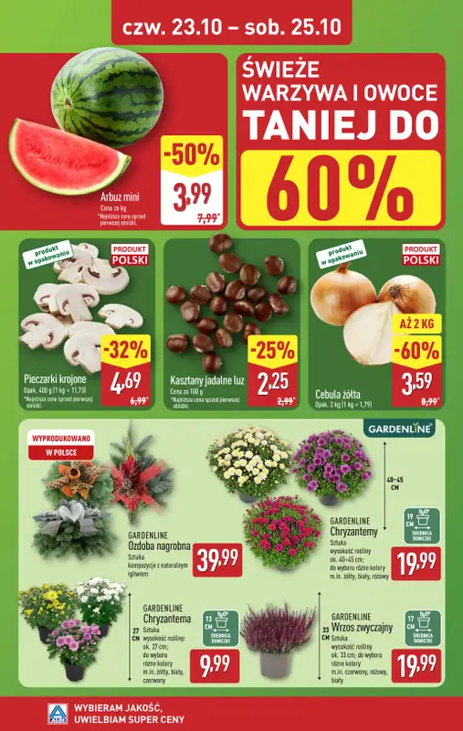 Aldi - gazetka promocyjna Farmer Aldik poleca! od poniedziałku 20.10 do soboty 25.10 - strona 8