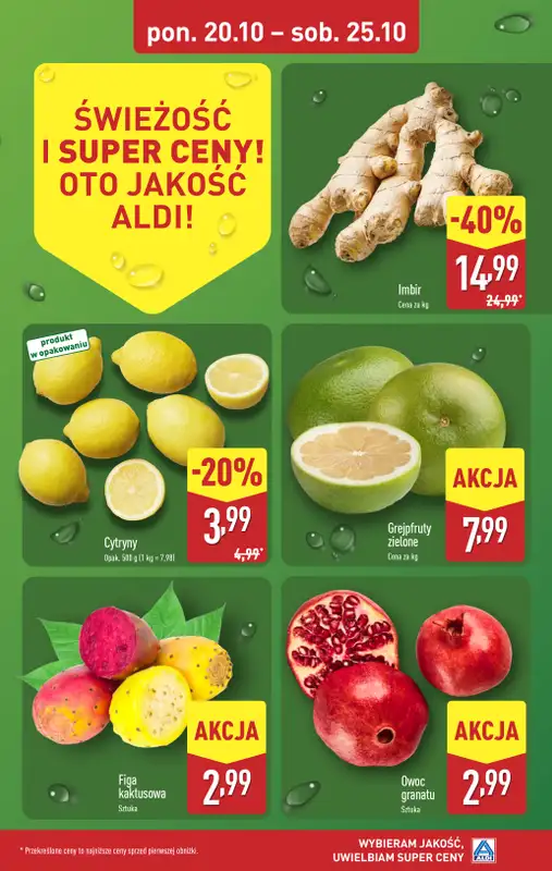 Aldi - gazetka promocyjna Farmer Aldik poleca! od poniedziałku 20.10 do soboty 25.10 - strona 5