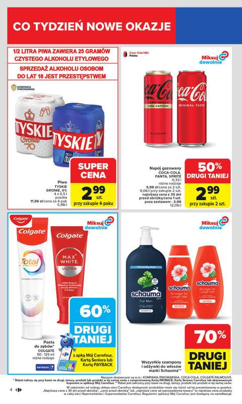 Carrefour - gazetka promocyjna Gazetka Carrefour od poniedziałku od poniedziałku 20.10 do soboty 25.10 - strona 6