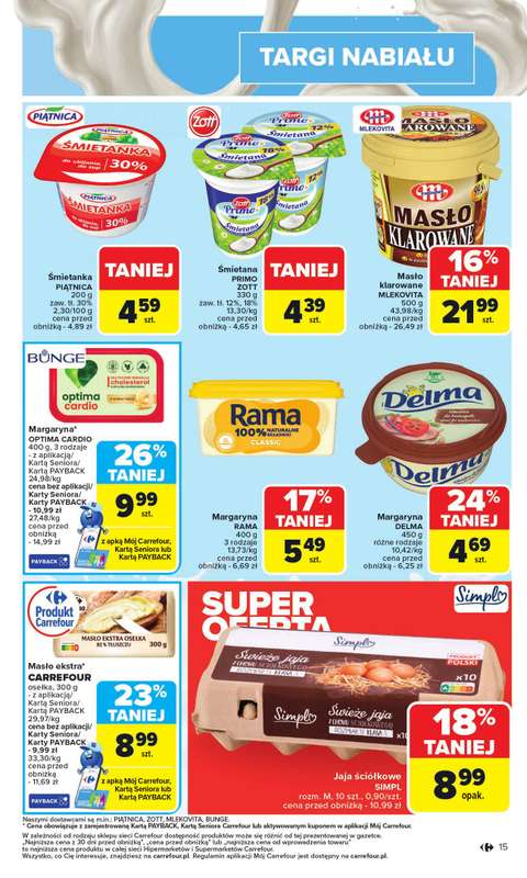 Carrefour - gazetka promocyjna Gazetka Carrefour od poniedziałku od poniedziałku 20.10 do soboty 25.10 - strona 17