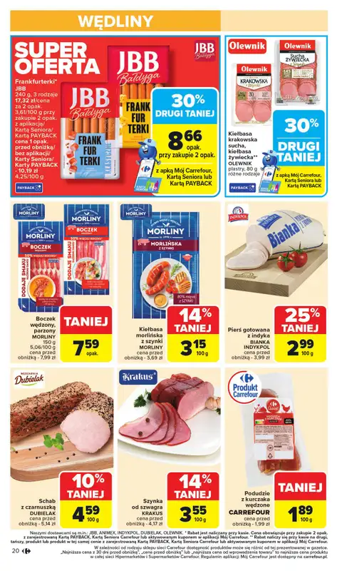 Carrefour - gazetka promocyjna Gazetka Carrefour od poniedziałku od poniedziałku 20.10 do soboty 25.10 - strona 22