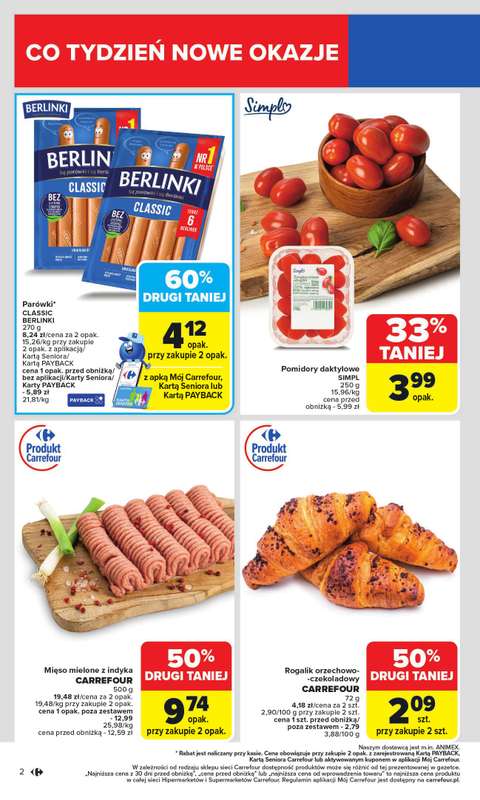 Carrefour - gazetka promocyjna Gazetka Carrefour od poniedziałku od poniedziałku 20.10 do soboty 25.10 - strona 4