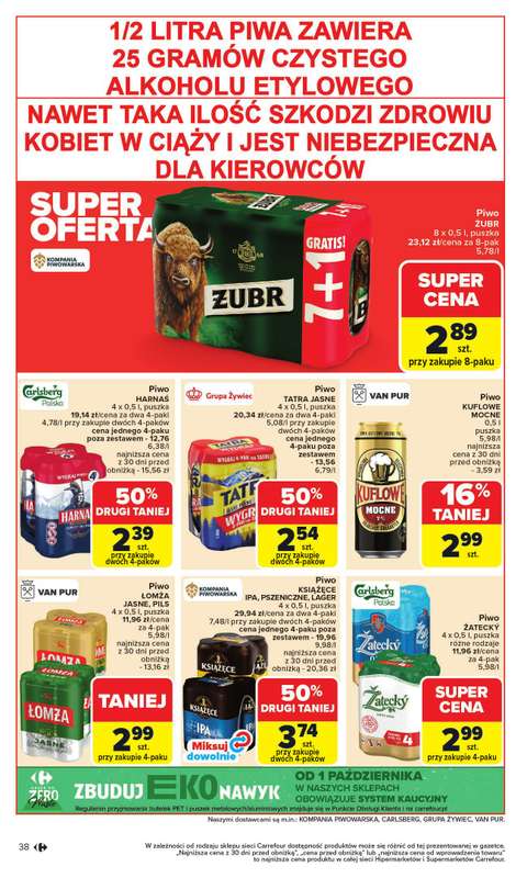 Carrefour - gazetka promocyjna Gazetka Carrefour od poniedziałku od poniedziałku 20.10 do soboty 25.10 - strona 40