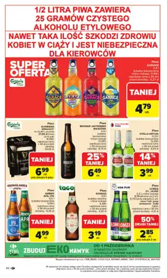 Carrefour Market - gazetka promocyjna Gazetka Carrefour Market od poniedziałku od poniedziałku 20.10 do soboty 25.10 - strona 42