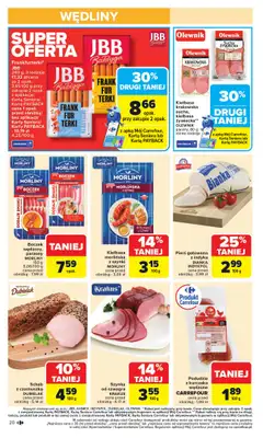 Carrefour Market - gazetka promocyjna Gazetka Carrefour Market od poniedziałku od poniedziałku 20.10 do soboty 25.10 - strona 22